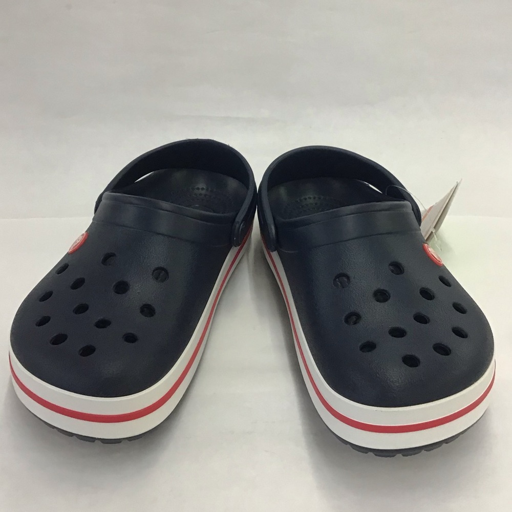 Crocs, Crocband clogs, Navy Blue, Size: 4